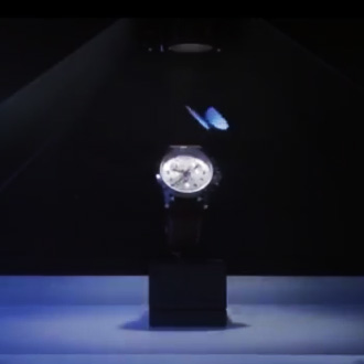 Bovet watches - Holographic presentation